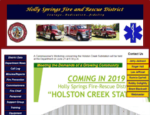Tablet Screenshot of hsvfd.com